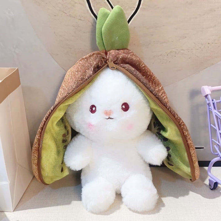 Cute Transformation Fruit Rabbit Small Fruit Rabbit Plush Toy