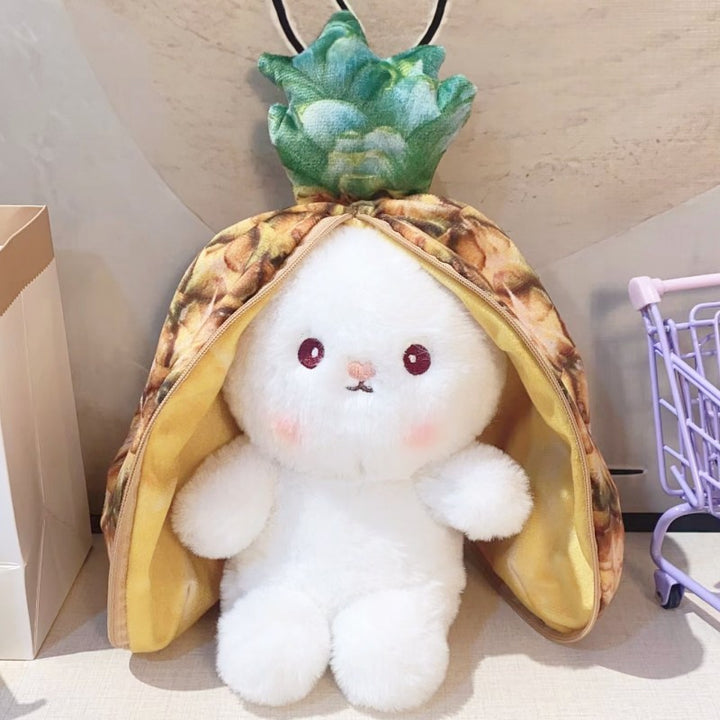 Cute Transformation Fruit Rabbit Small Fruit Rabbit Plush Toy