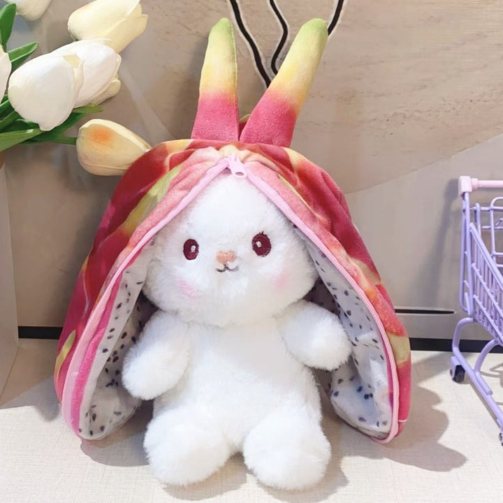 Cute Transformation Fruit Rabbit Small Fruit Rabbit Plush Toy