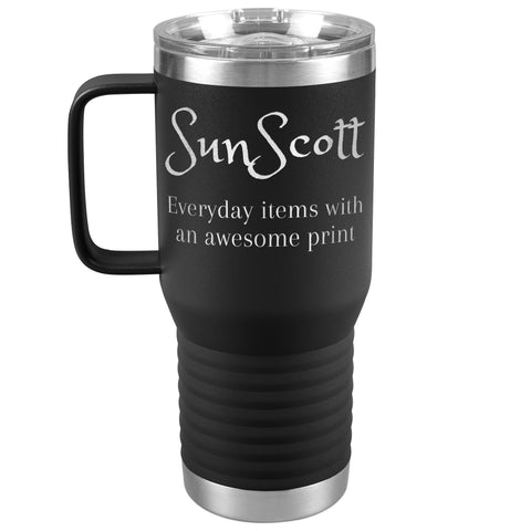SunScott 20oz Travel Mug with Handle