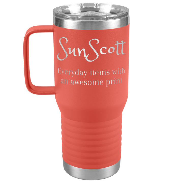 SunScott 20oz Travel Mug with Handle