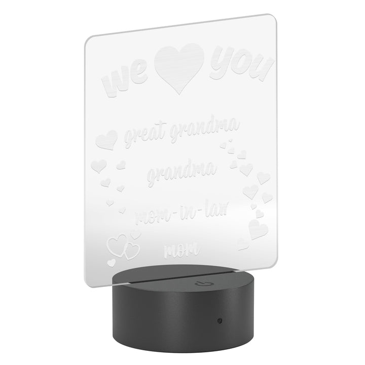 We Love You Light-Up Sign for Mothers Day,
