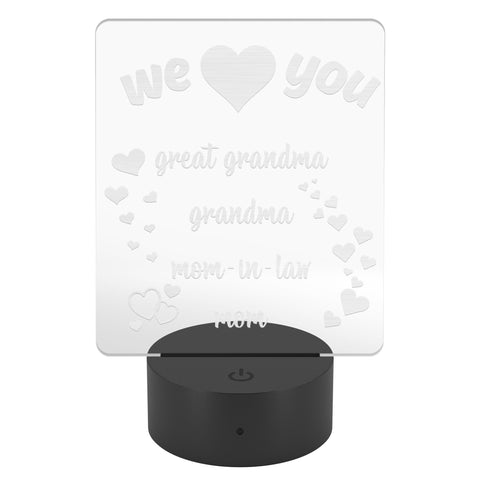 We Love You Light-Up Sign for Mothers Day,