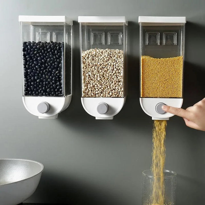 Wall-Mounted Kitchen Multi-Grain Dispenser