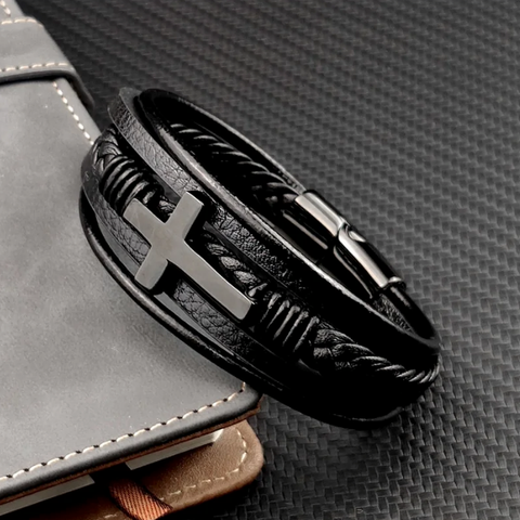 Men's Cross Chakra Bracelet