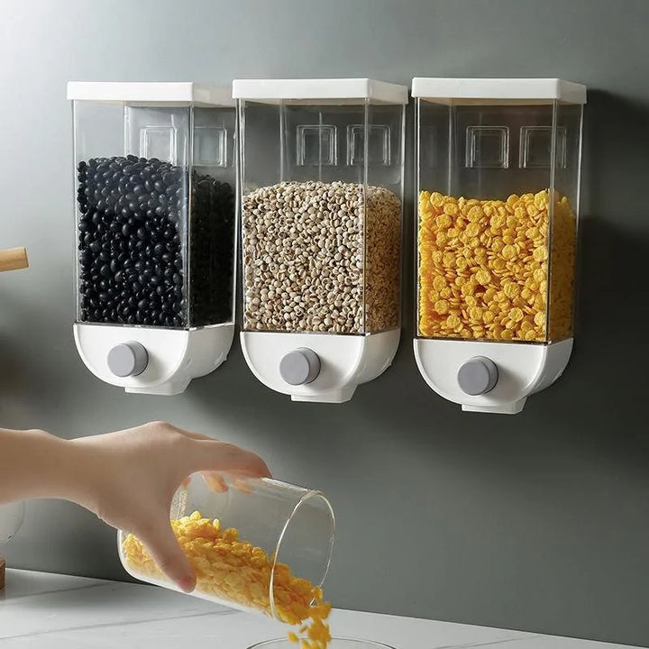 Wall-Mounted Kitchen Multi-Grain Dispenser