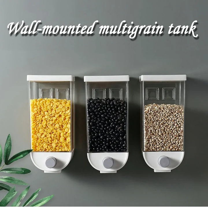 Wall-Mounted Kitchen Multi-Grain Dispenser